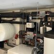 Wärmepumpe in einem Heizungskeller
