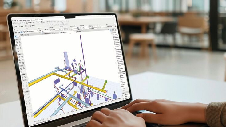 Graphisoft präsentiert die neue TGA-Planungssoftware MEP Designer.