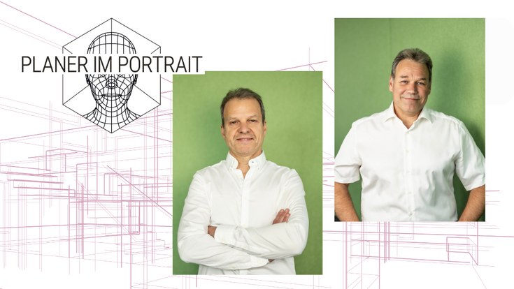 Bernd Krauß (links) und Stephen Kaltheier (rechts), die Firmengründer des Planungsteam E-Plus