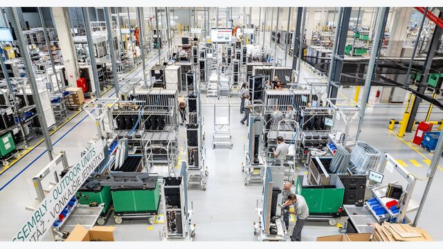 Produktionslinie für Außeneinheiten