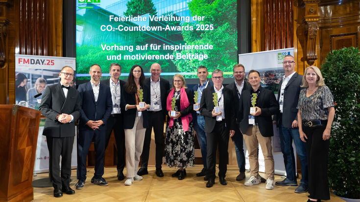 Die Gewinner*innen des CO₂-Countdown-Awards 2025.