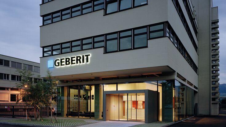 Geberit Hauptsitz im Schweizer Rapperswil-Jona