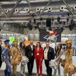 Der Frauenthal Handel-Vorstand mit Florian Bouchal, Vorstandsvorsitzender Erika Hochrieser und Robert Just beim Auftakt der Hausmesse (v.l.n.r.)