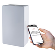 Mit der kontaktlosen Datenübertragung erfolgt die Einrichtung und Wartung des PluggCompact einfach per Smartphone.