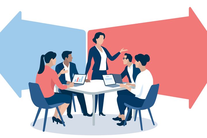 business, team, success, project, direction, meeting, discussion, strategy, teamwork, leader, speak, company, concept, profit, progress, trade, professional, people, organization, office, finance, opportunity, economy, plan, illustration, manager, graph, assistance, corporate, work, woman, management, businessman, vector, flat