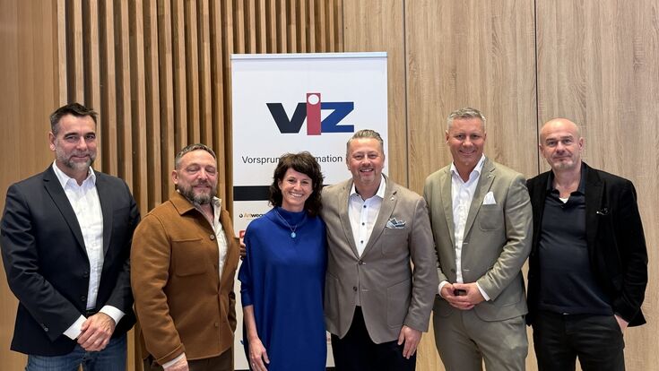 Der frisch gewählte VIZ-Vorstand (v.l.n.r.): Gernot Kammerhofer, Walter Berger, Astrid Brandstetter, Alexander Sollböck, Stefan Sommerauer und Hans Jörg Dullinger