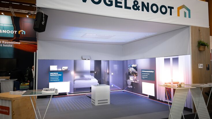 Statt einzelner Produkte stellte der Vogel&Noot auf der Energiesparmesse seinen ganzheitlichen Ansatz als Komplettlösungsanbieter in den Mittelpunkt.