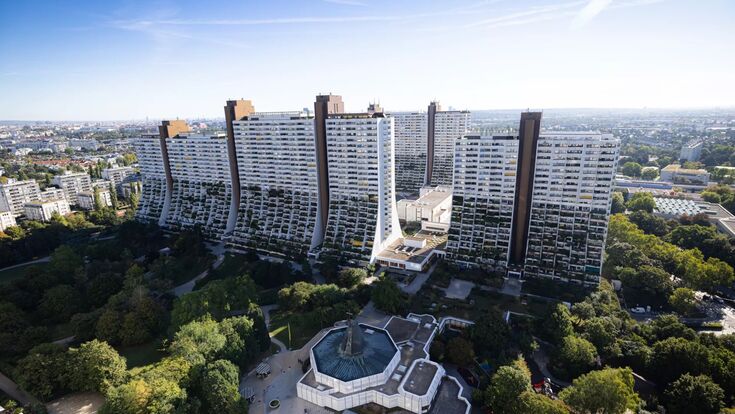 2026 feiert der Wohnpark Alt-Erlaa sein 50-jähriges Bestehen.