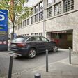 Einfahrt zum Frankfurter Parkhaus Dom Römer