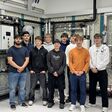 Gruppenfoto der "Erstklassler*innen", die sich für die neue, dreieinhalbjährige Lehrausbildung „Fernwärmetechnik“ an der LBS Graz 4 entschieden haben.