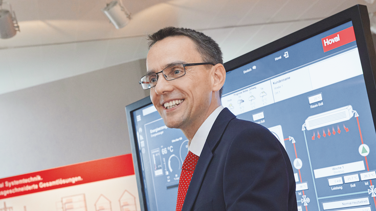 Peter Schatte, Leiter Business Development Mid Market der Hoval Gruppe.