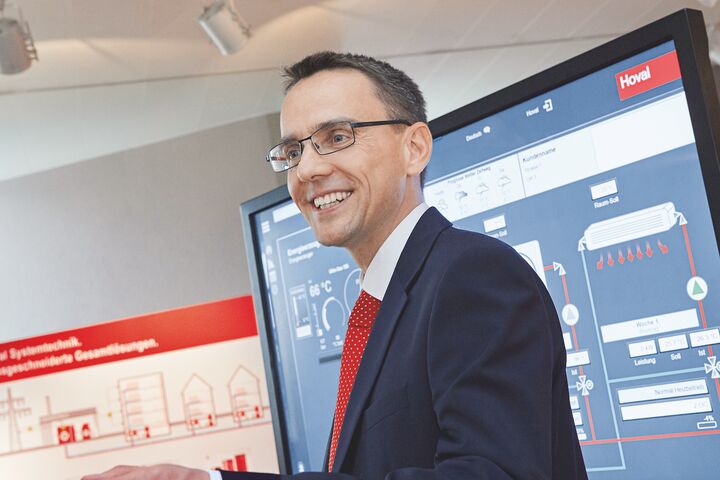 Peter Schatte, Leiter Business Development Mid Market der Hoval Gruppe.