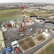Bohrplatz für die Tiefengeothermie-Anlage Aspern