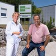 Agathe Chajdas, Research Park Management im Viva Forschungspark von Baumit und Robert Schmid, Geschäftsführer der Baumit Group