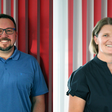 CTO Armin Rauscher und Sandra Naverschnigg, Bereichsleiterin Finanz und Controlling bei Austria Email in Österreich