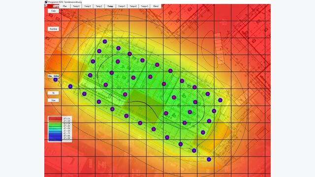 Die Bohrfeldsimulation allein machte beim Gewerbepark eine Kosteneinsparung von 300.000 Euro möglich.